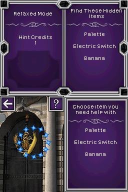 Hidden Mysteries: Buckingham Palace (Nintendo DS) screenshot: Show me where Banana is