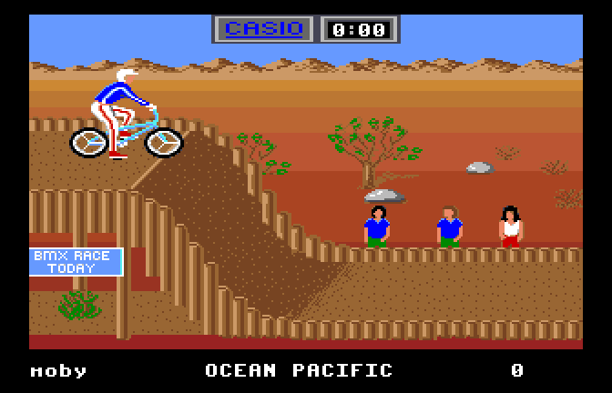 California Games (Apple IIgs) screenshot: BMX