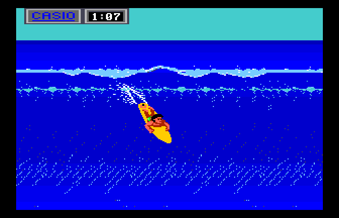 California Games (Apple IIgs) screenshot: Surfing