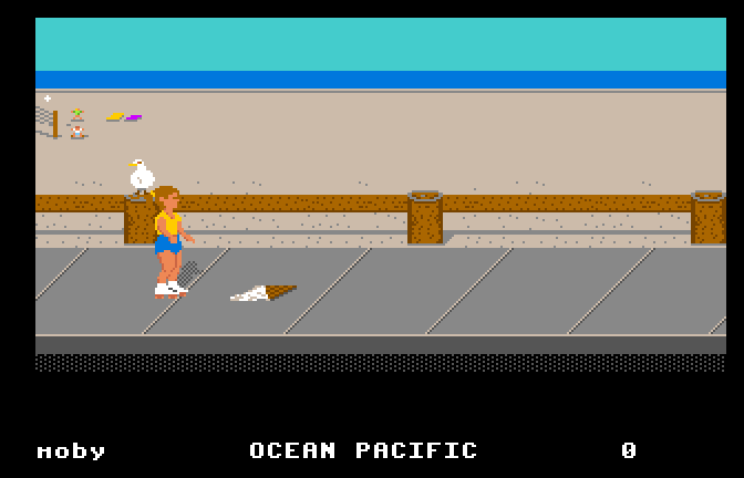 California Games (Apple IIgs) screenshot: Skating