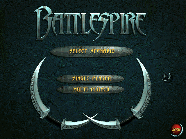 An Elder Scrolls Legend: Battlespire (DOS) screenshot: Title screen