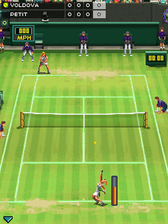 Wimbledon 2009 (J2ME) screenshot: Serving