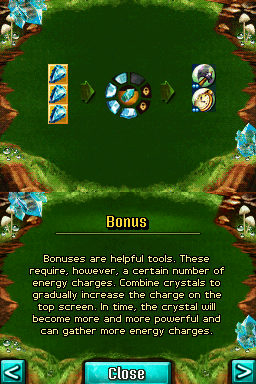 Jewel Legends: Tree of Life (Nintendo DS) screenshot: How to play - Bonus