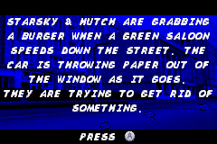 Starsky & Hutch (Game Boy Advance) screenshot: Season 1 - Episode 1 - Fast Cars
