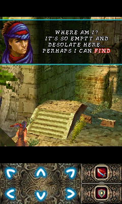 Prince of Persia HD (Windows Mobile) screenshot: Opening dialogue