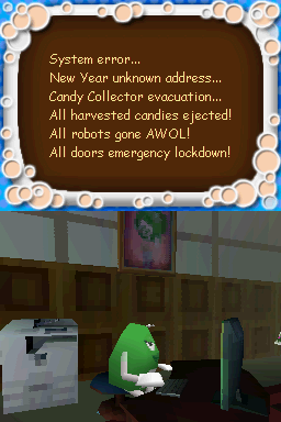 M&M's Adventure (Nintendo DS) screenshot: System error...