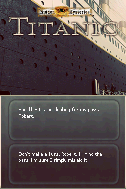 Screenshot of Hidden Mysteries: Titanic - Secrets of the Fateful Voyage ...