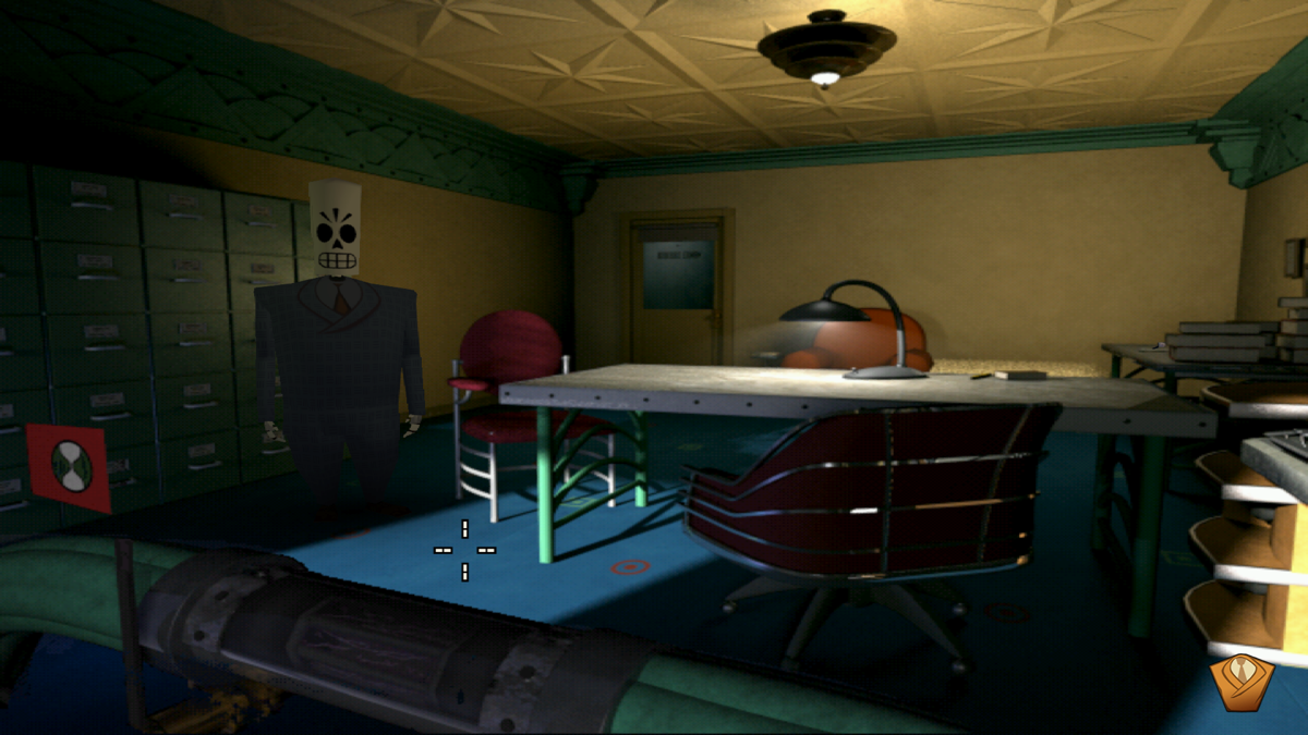 Grim Fandango: Remastered (Windows) screenshot: This could be the start of a beautiful adventure game.