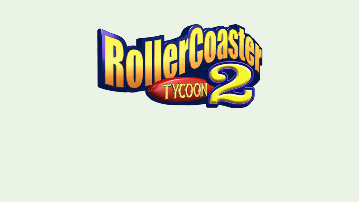 RollerCoaster Tycoon 2 (Windows) screenshot: Title screen