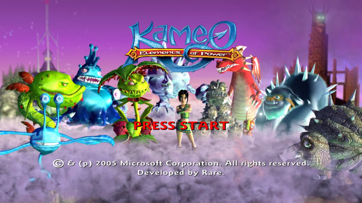Kameo: Elements of Power (Xbox One) screenshot: Title screen