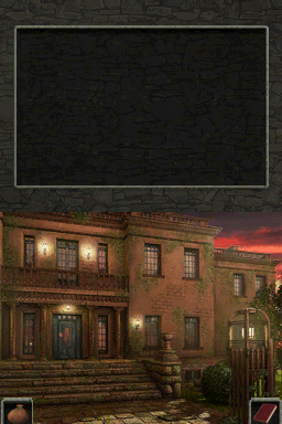 Hidden Mysteries: Vampire Secrets (Nintendo DS) screenshot: The house