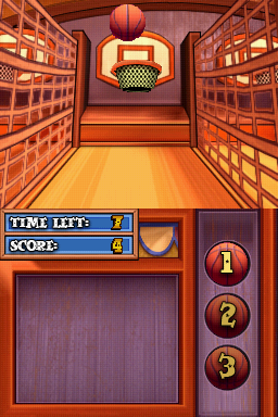 Carnival Games (Nintendo DS) screenshot: Hoops gameplay