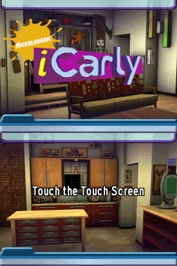 iCarly (Nintendo DS) screenshot: Title Screen