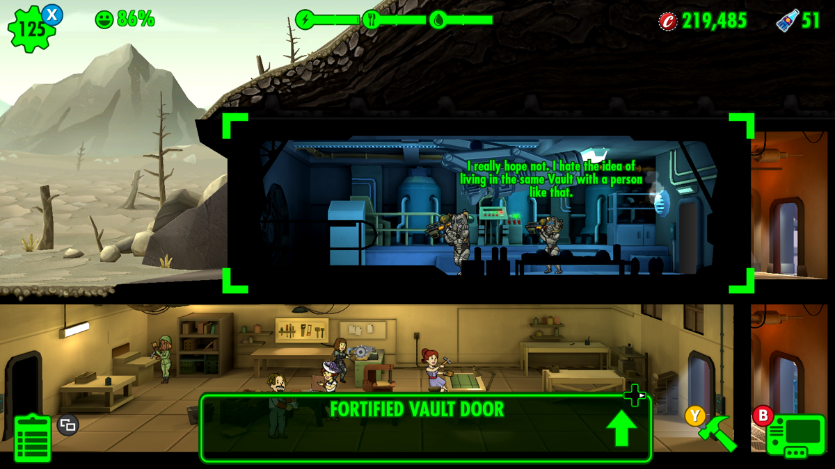 Screenshot Of Fallout Shelter Xbox One 2015 Mobygames