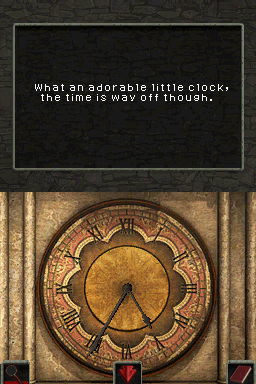 Hidden Mysteries: Vampire Secrets (Nintendo DS) screenshot: The clue that gives the correct time is somewhere in the house