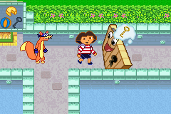 Dora the Explorer: Dora's World Adventure (Game Boy Advance) screenshot: The door needs a key