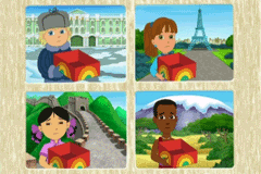 Dora the Explorer: Dora's World Adventure (Game Boy Advance) screenshot: Turns out there's other kids with empty boxes