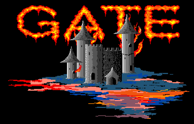 Gate (Apple IIgs) screenshot: Title Screen