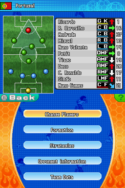 Screenshot of PES 2008: Pro Evolution Soccer (Nintendo DS, 2008 ...