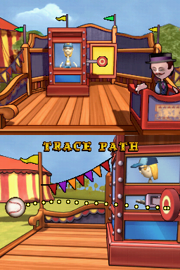 Carnival Games (Nintendo DS) screenshot: Trace Path