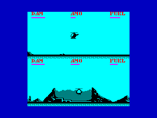 Protector (ZX Spectrum) screenshot: Enemy is winning