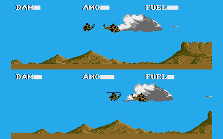 Protector (Atari ST) screenshot: Getting hunted by the enemy