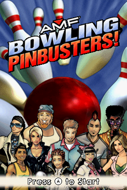 AMF Bowling Pinbusters! (Nintendo DS) screenshot: Title Screen