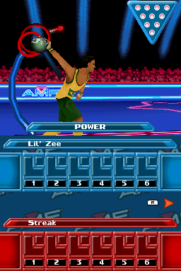 AMF Bowling Pinbusters! (Nintendo DS) screenshot: Power