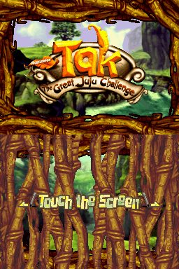 Tak: The Great Juju Challenge (Nintendo DS) screenshot: English title screen