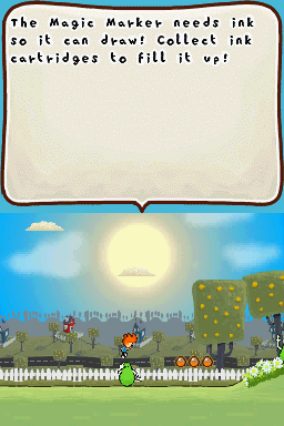 Max & the Magic Marker (Nintendo DS) screenshot: The first tip