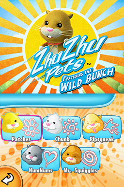 ZhuZhu Pets 2: Featuring The Wild Bunch (Nintendo DS) screenshot: Pet Selection