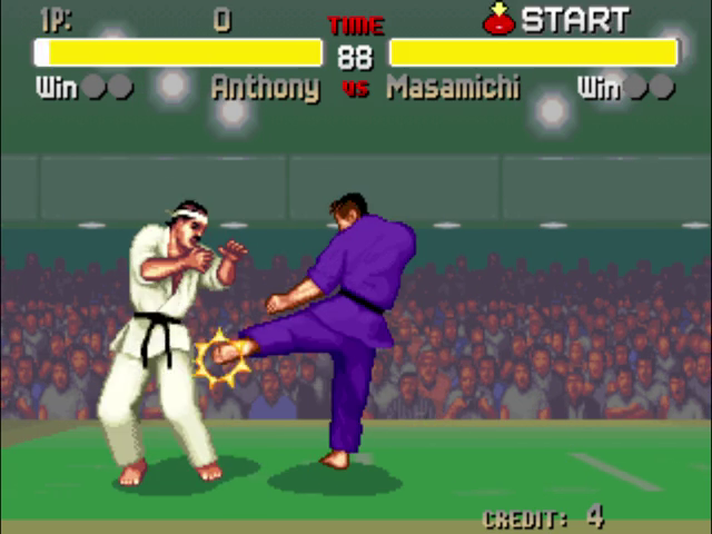 Battle K-Road (Arcade) screenshot: Getting hit