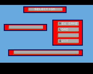 Skidoo (Amiga) screenshot: Main menu