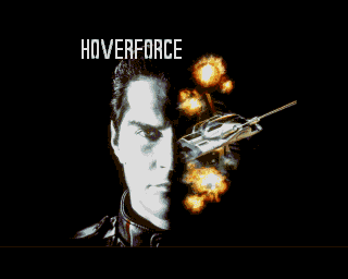 Hoverforce (Amiga) screenshot: Title screen