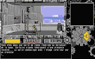 Les Portes du Temps (Atari ST) screenshot: Game start