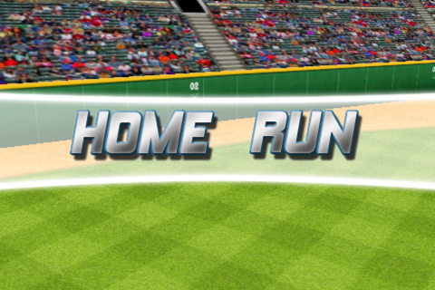 Derek Jeter Real Baseball (iPhone) screenshot: Home run