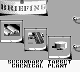 F-15 Strike Eagle (Game Boy) screenshot: Briefing