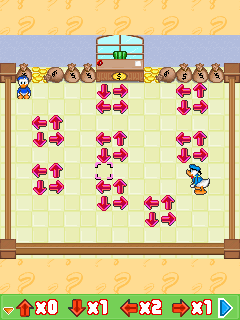 Donald Duck's Quest (J2ME) screenshot: I see a pattern here.