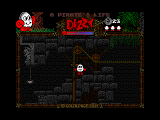 A Pirate's Life Dizzy (Windows) screenshot: ...The admin of Dizzy.pl used to hack games and apply cheats such as immortality to simplify testing my walkthroughs...
