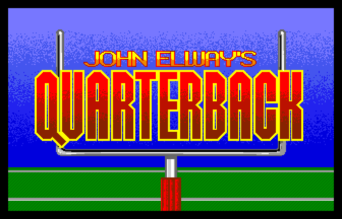 Quarterback (Apple IIgs) screenshot: Title Screen
