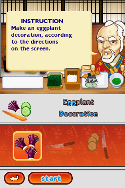 Sushi Academy (Nintendo DS) screenshot: Instruction
