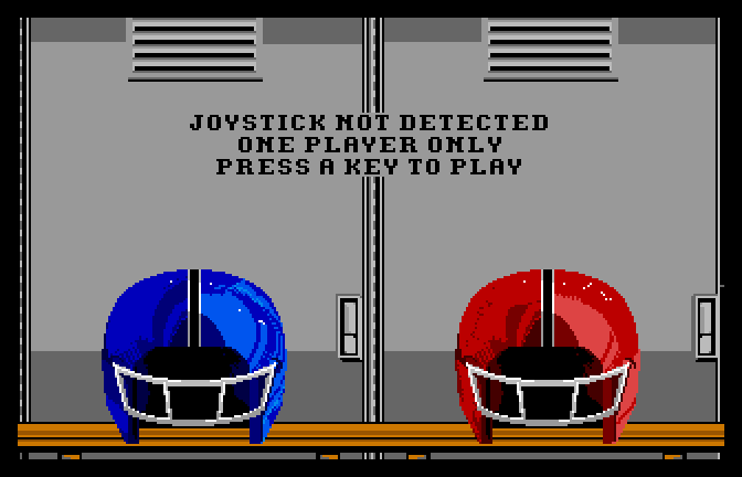Quarterback (Apple IIgs) screenshot: Game Setup