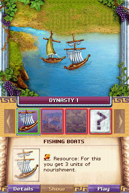 Jewel Master: Cradle of Athena (Nintendo DS) screenshot: Fishing Boats