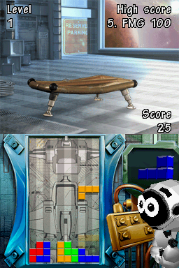 Game Hits! 4 Games in 1 (Nintendo DS) screenshot: Falling Bricks