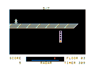 Fraction Fever (TRS-80 CoCo) screenshot: Where's the fraction?