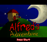 Alfred's Adventure (Game Boy Color) screenshot: Title screen