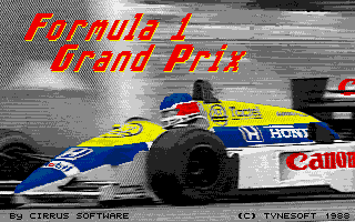Formula 1 Grand Prix (Amiga) screenshot: Loading screen