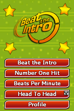 Beat the Intro (Nintendo DS) screenshot: Main Menu