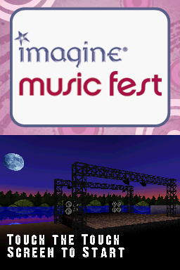 Imagine: Music Fest (Nintendo DS) screenshot: Title screen