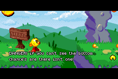 Pac-Man World 2 (Game Boy Advance) screenshot: Hint